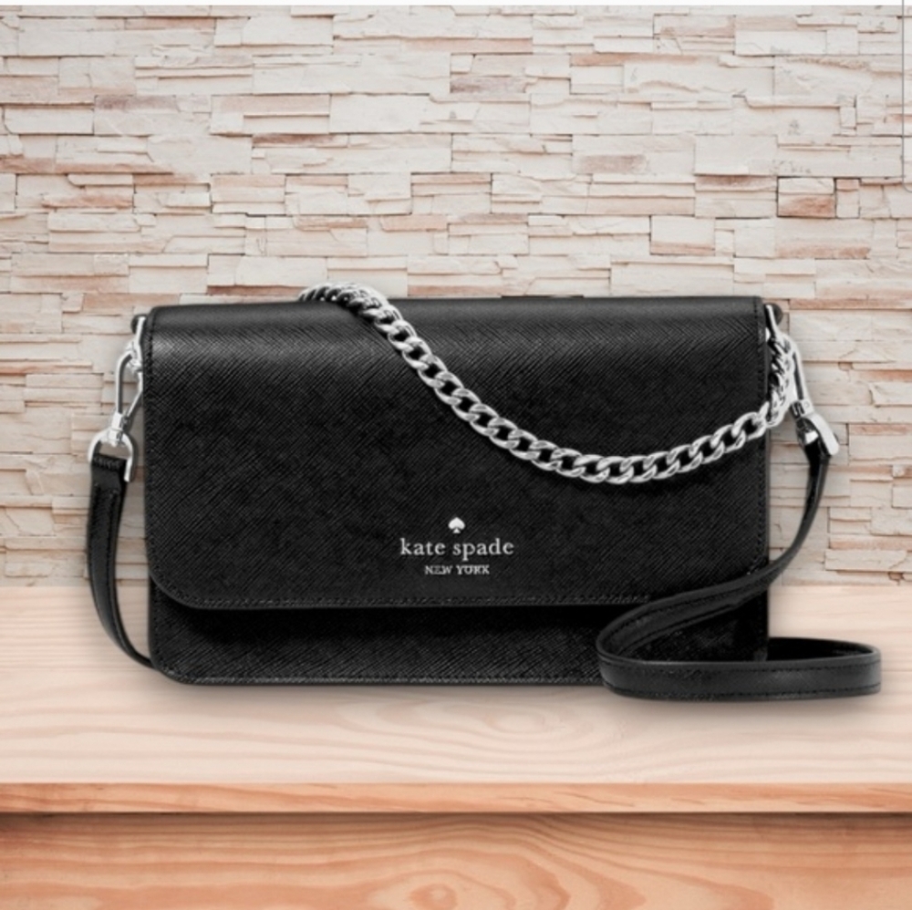 Kate Spade Madison Willow Mini Crossbody with Silver Chain